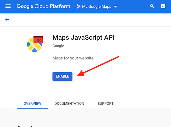 Autiller Google Maps Enable API